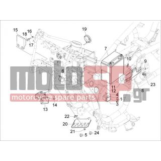 Gilera - GP 800 2009 - Electrical - Relay - Battery - Horn - 58200R - ΚΕΡΑΙΑ IMMΟΒΙL SCOOTER 125800 ΜΕ ΚΑΛΩΔ
