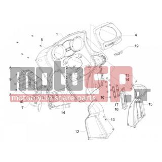 Gilera - GP 800 2009 - Body Parts - Storage Front - Extension mask - 575249 - ΒΙΔΑ M6x22 ΜΕ ΑΠΟΣΤΑΤΗ