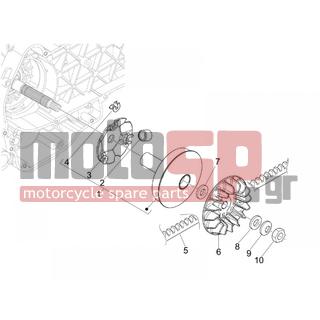 Gilera - NEXUS 125 IE E3 2009 - Engine/Transmission - driving pulley - 841213 - ΙΜΑΝΤΑΣ ΚΙΝΗΣ SCOOTER 125150 4T