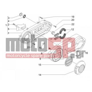 Gilera - NEXUS 500 E3 2011 - Engine/Transmission - COVER sump - the sump Cooling - 8769925 - ΚΑΠΑΚΙ ΚΙΝΗΤΗΡΑ BEVERLY 400-MP3 400
