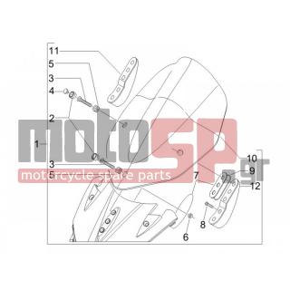 Gilera - NEXUS 500 E3 2011 - Body Parts - Windshield - Glass - 975856 - ΒΙΔΑ
