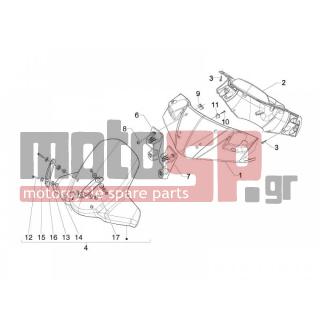Gilera - RUNNER 125 ST 4T E3 2009 - Body Parts - COVER steering - 258249 - ΒΙΔΑ M4,2x19 (ΛΑΜΑΡΙΝΟΒΙΔΑ)