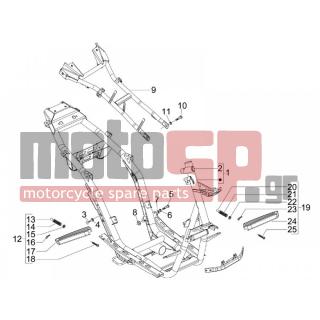 Gilera - RUNNER 125 ST 4T E3 2011 - Frame - Frame / chassis - 16408 - Ροδέλα ελαστική 13,75x8,15x4,5