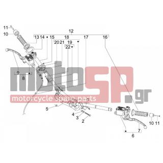 Gilera - RUNNER 125 ST 4T E3 2011 - Frame - Wheel - brake Antliases - CM074901 - ΤΡΟΜΠΑ ΦΡ RUN VX/R-ST-V.GT-FLY150 ΔΕΞ ±