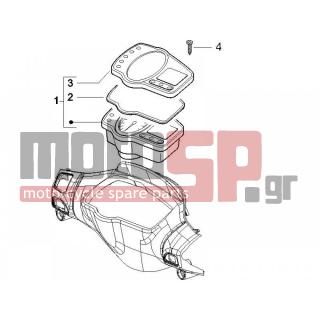 Gilera - RUNNER 125 VX 4T 2006 - Electrical - Complex instruments - Cruscotto - 639277 - ΚΑΠΑΚΙ ΚΟΝΤΕΡ ΑΝΩ RUNNER RST-ST