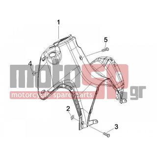 Gilera - RUNNER 125 VX 4T 2006 - Body Parts - Storage Front - Extension mask - 258249 - ΒΙΔΑ M4,2x19 (ΛΑΜΑΡΙΝΟΒΙΔΑ)