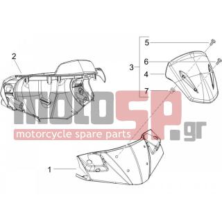 Gilera - RUNNER 125 VX 4T E3 2007 - Body Parts - COVER steering - 258249 - ΒΙΔΑ M4,2x19 (ΛΑΜΑΡΙΝΟΒΙΔΑ)