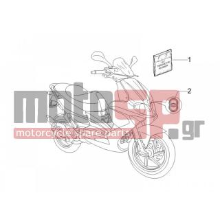 Gilera - RUNNER 125 VX 4T E3 SERIE SPECIALE 2007 - Εξωτερικά Μέρη - Signs and stickers - 654421 - ΑΥΤ/ΤΑ ΣΕΤ RUNNER RST 07΄ 