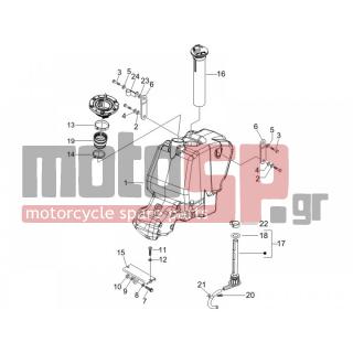 Gilera - RUNNER 125 VX 4T E3 SERIE SPECIALE 2007 - Body Parts - tank - 482290 - ΛΑΜΑΚΙ ΣΤΗΡΙΞΗΣ ΕΤ4/ΖΙΡ 50 4Τ/LIBERTY 4T