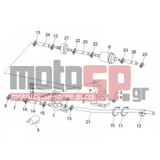 Gilera - RUNNER 125 VX 4T RACE E3 2006 - Engine/Transmission - supply system - 482290 - ΛΑΜΑΚΙ ΣΤΗΡΙΞΗΣ ΕΤ4/ΖΙΡ 50 4Τ/LIBERTY 4T