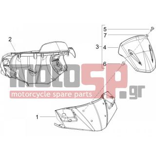 Gilera - RUNNER 125 VX 4T SC 2007 - Body Parts - COVER steering - 949441 - ***ΚΑΠΑΚΙ ΤΙΜ RUNNER RST AΒΑΦΟ==>>652685