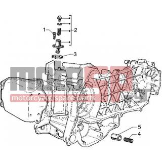 Gilera - RUNNER 180 VXR < 2005 - Frame - Chain tensioner - pass valve - 485655 - ΕΛΑΤΗΡΙΟ ΒΑΛΒ BY-PASS BEV-VES GT-X8