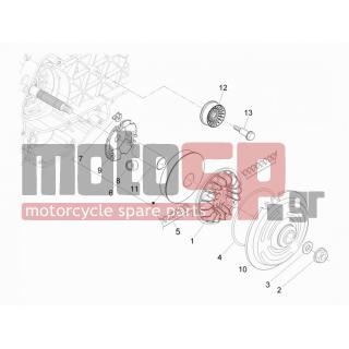 Gilera - RUNNER 200 ST 4T E3 2008 - Engine/Transmission - driving pulley - CM144404 - ΒΑΡΙΑΤΟΡ SCOOTER 200 CC 4Τ