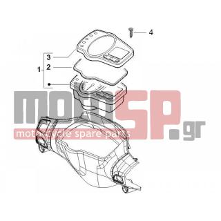 Gilera - RUNNER 200 VXR 4T RACE 2005 - Electrical - Complex instruments - Cruscotto - 639277 - ΚΑΠΑΚΙ ΚΟΝΤΕΡ ΑΝΩ RUNNER RST-ST