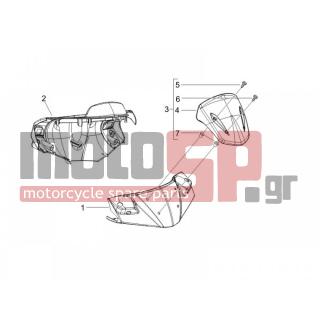 Gilera - RUNNER 200 VXR 4T RACE E3 2006 - Body Parts - COVER steering - 258249 - ΒΙΔΑ M4,2x19 (ΛΑΜΑΡΙΝΟΒΙΔΑ)
