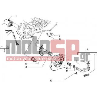 Gilera - RUNNER 50 < 2005 - Electrical - IGNITION - STARTER LEVER - 286207 - ΛΑΣΤΙΧΑΚΙ ΚΟΝΤΡΑ SCOOTER