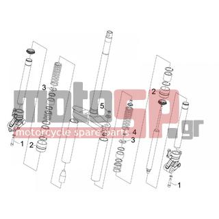 Gilera - RUNNER 50 PURE JET RACE 2005 - Suspension - FORK Components (Wuxi Top) - 599009 - ΒΙΔΑ M8x20