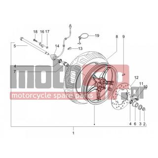 Gilera - RUNNER 50 PURE JET RACE 2005 - Frame - front wheel