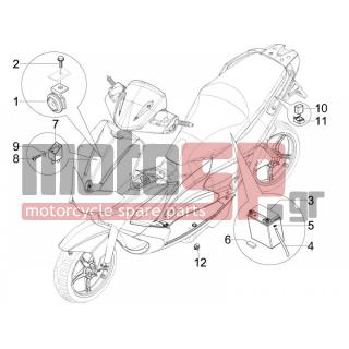 Gilera - RUNNER 50 PURE JET ST 2008 - Ηλεκτρικά - Relay - Battery - Horn - 434541 - ΒΙΔΑ M6X16 SCOOTER CL10,9