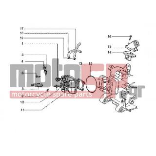 Gilera - RUNNER 50 SP < 2005 - Engine/Transmission - Head and socket fittings - 82827R - ΒΑΛΒΙΔΑ REED SCOOTER C01C34 NSL-TEC