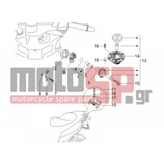 Gilera - RUNNER 50 SP 2007 - Electrical - Locks - 434541 - ΒΙΔΑ M6X16 SCOOTER CL10,9