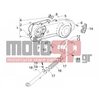 Gilera - RUNNER 50 SP 2012 - Engine/Transmission - COVER sump - the sump Cooling - CM017411 - πλάκα