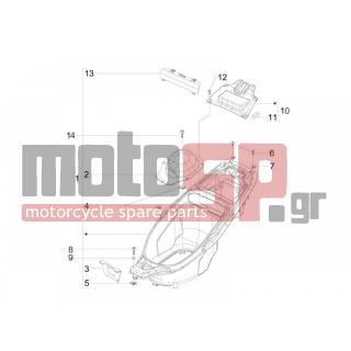 Gilera - RUNNER 50 SP 2012 - Body Parts - bucket seat - 246976 - ΡΟΔΕΛΛΑ