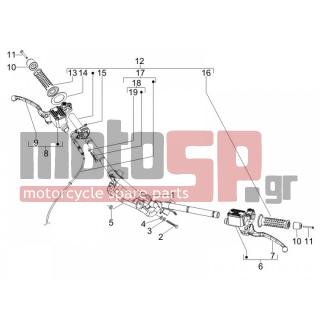 Gilera - RUNNER 50 SP 2012 - Πλαίσιο - Wheel - brake Antliases - 123394 - ΒΙΔΑ M5,8X17,2