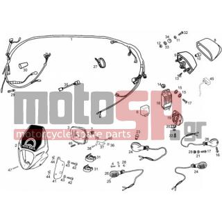 Gilera - SMT < 2005 - Electrical - Electrical installation - ODN00H02235372 - Μάσκα