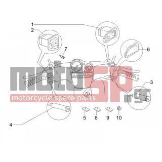 Gilera - STALKER 2005 - Electrical - Switchgear - Switches - Buttons - Switches - 573052 - ΠΙΑΣΤΡΑΚΙ ΚΑΛΩΔΙΩΣΗΣ