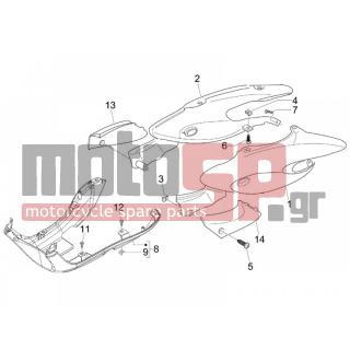 Gilera - STALKER 2006 - Body Parts - Side skirts - Spoiler - 259348 - ΒΙΔΑ M 6X18 mm ΜΕ ΑΠΟΣΤΑΤΗ