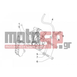 Gilera - STALKER 2005 - Φρένα - brake lines - Brake Calipers - 15792 - Βίδα M8x30