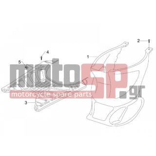 Gilera - STALKER NAKED 2008 - Body Parts - Central fairing - Sill - 575249 - ΒΙΔΑ M6x22 ΜΕ ΑΠΟΣΤΑΤΗ
