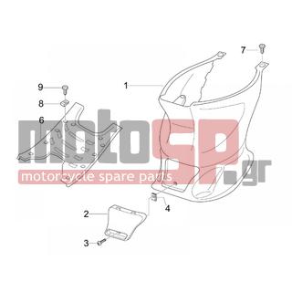 Gilera - STALKER SPECIAL EDITION 2007 - Body Parts - Central fairing - Sill - 575249 - ΒΙΔΑ M6x22 ΜΕ ΑΠΟΣΤΑΤΗ