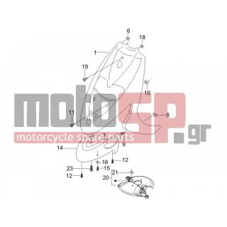 Gilera - STALKER SPECIAL EDITION 2007 - Body Parts - mask front - 18603 - Βίδα TBC 3,6x12