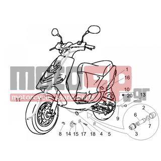 Gilera - STALKER SPECIAL EDITION 2007 - Frame - cables - 231590 - ΕΛΑΣΜΑ