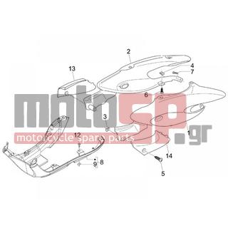 Gilera - STALKER SPECIAL EDITION 2007 - Body Parts - Side skirts - Spoiler - 574114 - σπόιλερ