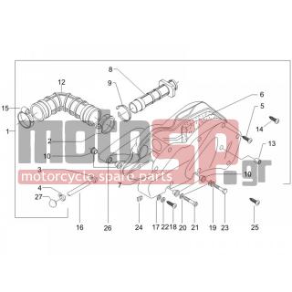 PIAGGIO - BEVERLY 400 IE E3 2006 - Engine/Transmission - Air filter - 258146 - ΒΙΔΑ M3X20