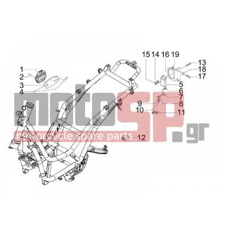PIAGGIO - BEVERLY 400 IE TOURER E3 2008 - Electrical - Voltage regulator -Electronic - Multiplier - 259348 - ΒΙΔΑ M 6X18 mm ΜΕ ΑΠΟΣΤΑΤΗ