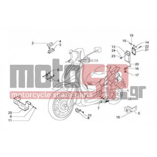 PIAGGIO - BEVERLY 500 < 2005 - Electrical - Electrical devices - CM071801 - Κόρνα