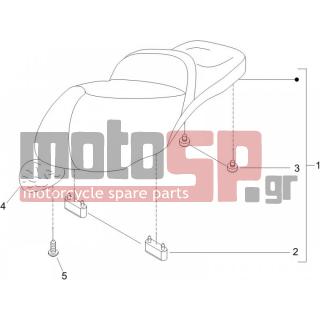 PIAGGIO - BEVERLY 500 2006 - Body Parts - Saddle / seats - Tool - 577492 - ΛΑΣΤΙΧΑΚΙ ΣΕΛΛΑΣ SCOOTER