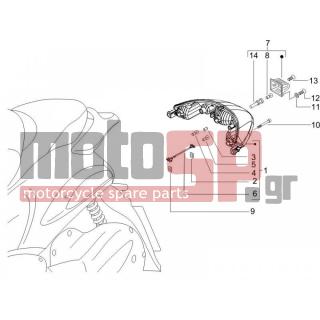 PIAGGIO - BEVERLY 500 2006 - Electrical - Lights back - Flash - 267115 - ΒΙΔΑ M4X16