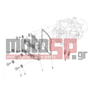 PIAGGIO - BEVERLY 500 CRUISER E3 2011 - Engine/Transmission - COVER head - 830820 - ΦΛΑΝΤΖΑ ΚΑΠΑΚΙΟΥ ΚΕΦΑΛΗΣ SC 400800