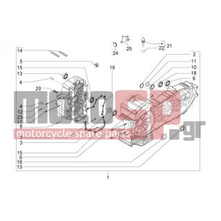 PIAGGIO - BEVERLY 500 CRUISER E3 2010 - Engine/Transmission - OIL PAN - 834911 - ΛΑΜΑΚΙ