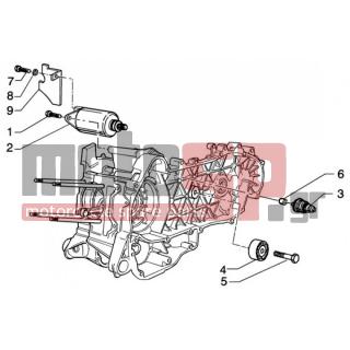PIAGGIO - BEVERLY 200 < 2005 - Electrical - electric starter - 8319695 - Τροχαλία απόσβεσης