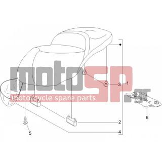 PIAGGIO - BEVERLY 500 CRUISER E3 2011 - Body Parts - Saddle / Seats