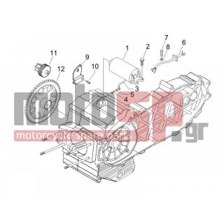 PIAGGIO - BEVERLY 500 IE E3 2008 - Engine/Transmission - Start - Electric starter - 828109 - ΛΑΜΑΡΙΝΑ ΚΟΡΩΝΑΣ SC 400-500 Π.Μ