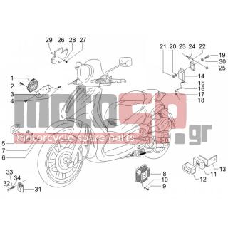 PIAGGIO - BEVERLY 500 IE E3 2008 - Electrical - Voltage regulator -Electronic - Multiplier - 259348 - ΒΙΔΑ M 6X18 mm ΜΕ ΑΠΟΣΤΑΤΗ
