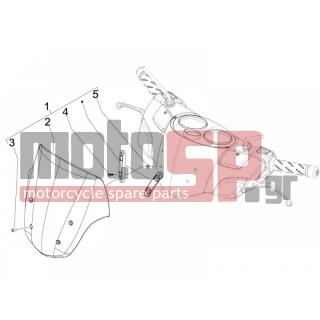PIAGGIO - CARNABY 125 4T E3 2007 - Body Parts - Windshield - Glass - 654800 - ΖΕΛΑΤΙΝΑ ΦΕΡΙΓΚ RUNNER RST-CARNABY ΚΟΜΠΛ