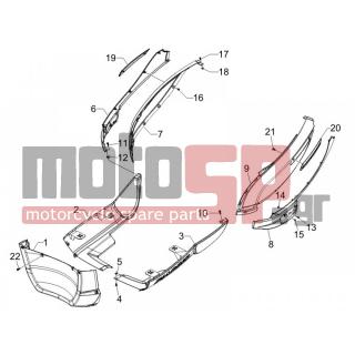 PIAGGIO - CARNABY 125 4T E3 2007 - Body Parts - Side skirts - Spoiler - 258249 - ΒΙΔΑ M4,2x19 (ΛΑΜΑΡΙΝΟΒΙΔΑ)